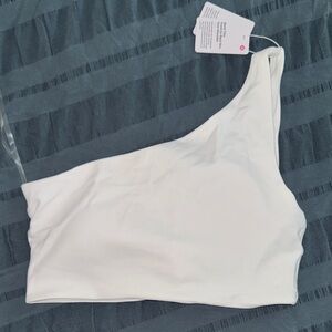 lululemon athletica Cream One-Shoulder Tank Top